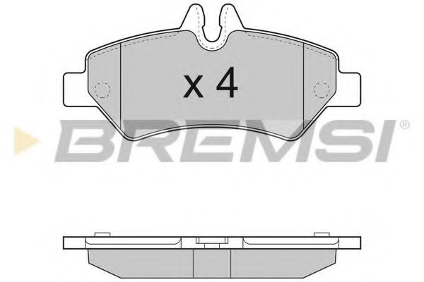 Тормозные колодки BREMSI BP3293