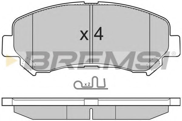 Тормозные колодки BREMSI BP3321