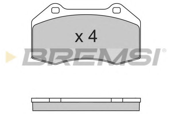 Тормозные колодки BREMSI BP3355