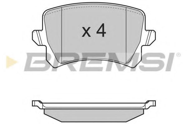 Тормозные колодки BREMSI BP3366