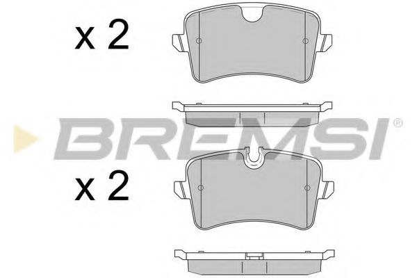 Тормозные колодки BREMSI BP3502