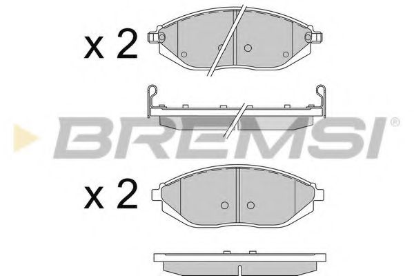 Тормозные колодки BREMSI BP3513