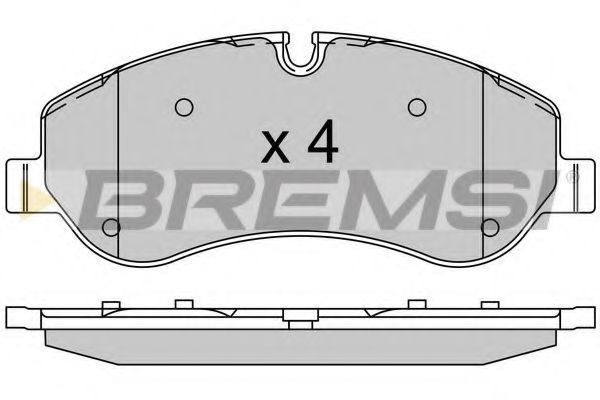 Тормозные колодки BREMSI BP3525