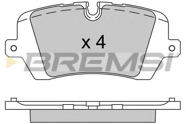 Тормозные колодки BREMSI BP3533