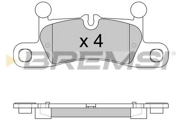 Тормозные колодки BREMSI BP3585