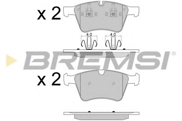 Тормозные колодки BREMSI BP3590