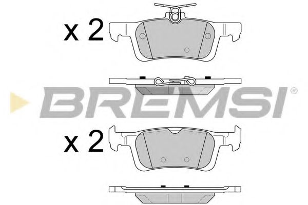Тормозные колодки BREMSI BP3602