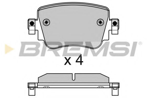 Тормозные колодки BREMSI BP3623