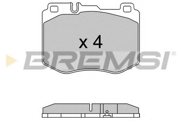Тормозные колодки BREMSI BP3634