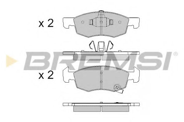 Тормозные колодки BREMSI BP3646