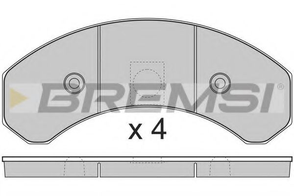 Тормозные колодки bremsi BP7291