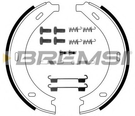 Тормозные колодки барабанные BREMSI GF0305-1