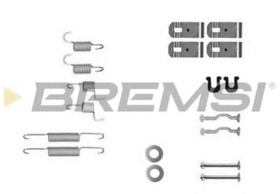 Ремкомплект барабанных колодок bremsi SK0028