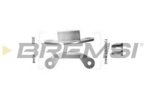 Ремкомплект барабанных колодок bremsi SK0481