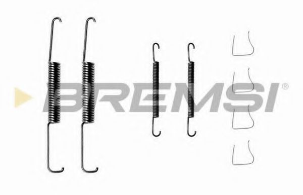 Ремкомплект барабанных колодок bremsi SK0508