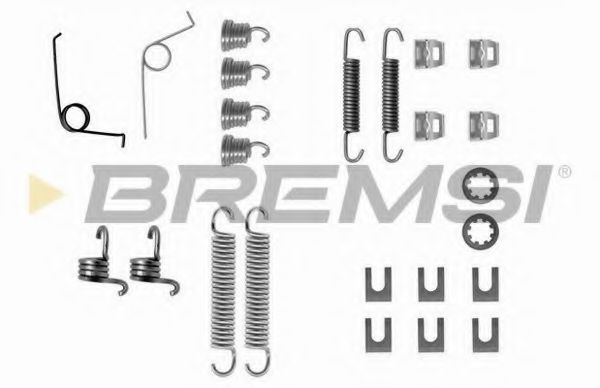 Ремкомплект барабанных колодок bremsi SK0545