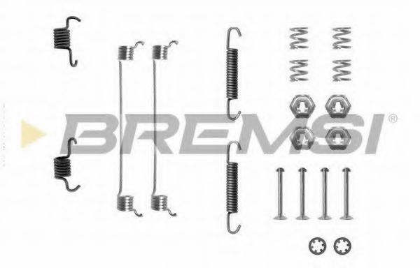 Ремкомплект барабанных колодок bremsi SK0651