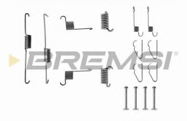 Ремкомплект барабанных колодок bremsi SK0661
