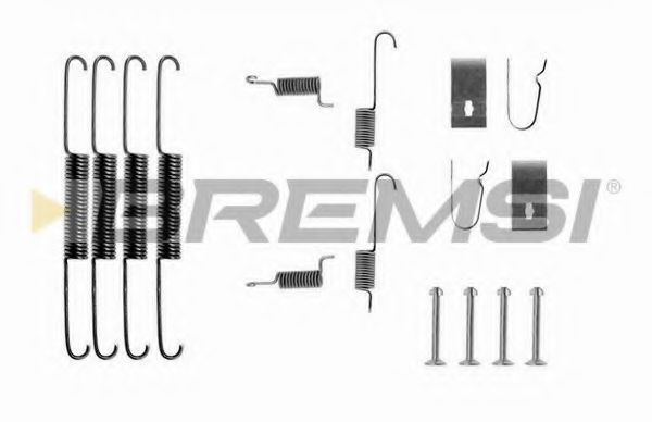 Ремкомплект барабанных колодок bremsi SK0664