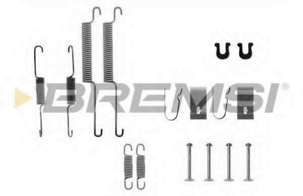 Ремкомплект барабанных колодок bremsi SK0668