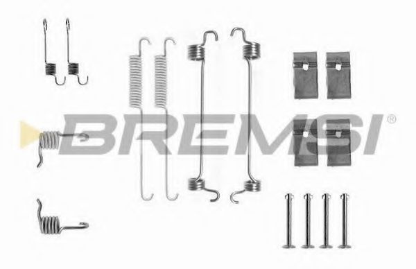 Ремкомплект барабанных колодок bremsi SK0677