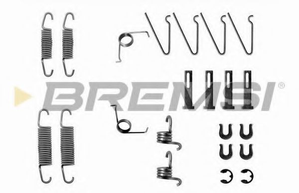 Ремкомплект барабанных колодок bremsi SK0703