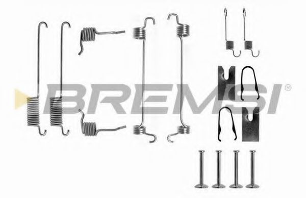 Ремкомплект барабанных колодок bremsi SK0751