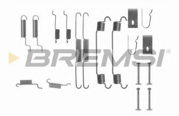 Ремкомплект барабанных колодок bremsi SK0767