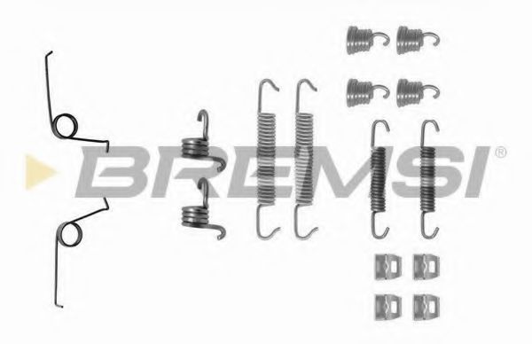 Ремкомплект барабанных колодок bremsi SK0769