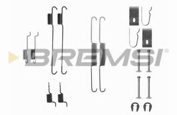 Ремкомплект барабанных колодок bremsi SK0815