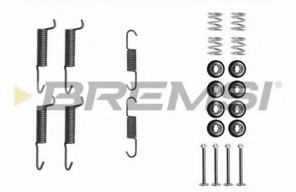 Ремкомплект барабанных колодок bremsi SK0821