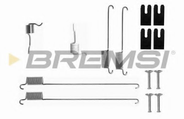 Ремкомплект барабанных колодок bremsi SK0829