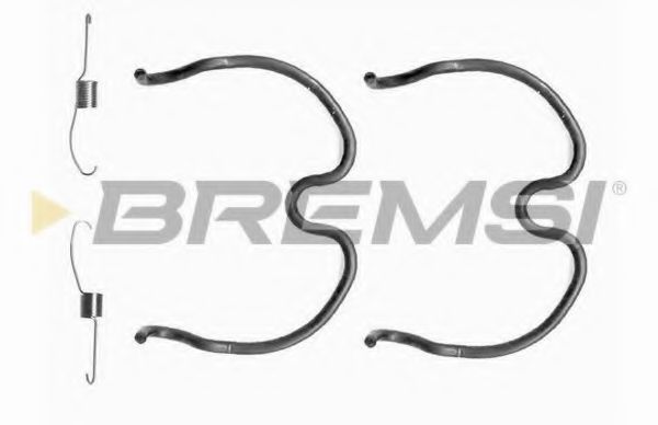 Ремкомплект барабанных колодок bremsi SK0837