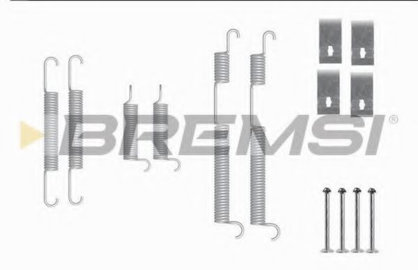 Ремкомплект барабанных колодок bremsi SK0844