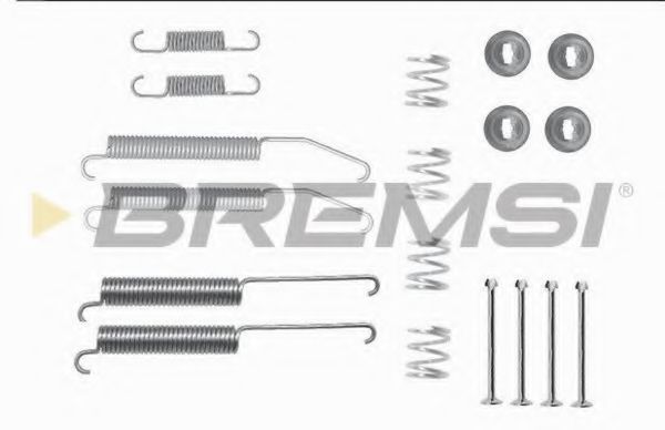 Ремкомплект барабанных колодок bremsi SK0845