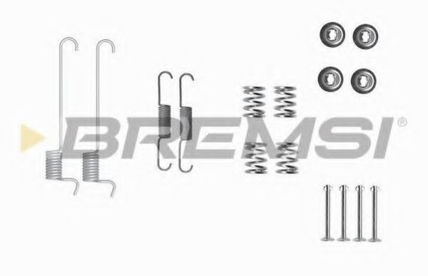 Ремкомплект барабанных колодок bremsi SK0848