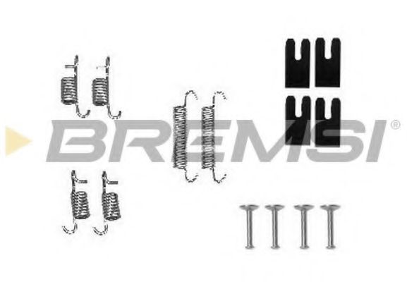 Ремкомплект барабанных колодок bremsi SK0850