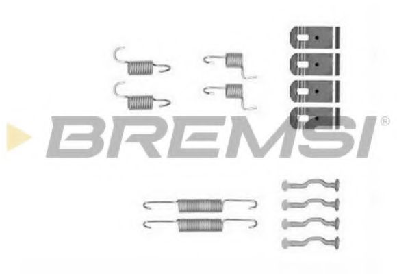 Ремкомплект барабанных колодок bremsi SK0876