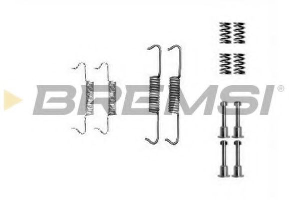 Ремкомплект барабанных колодок bremsi SK0877