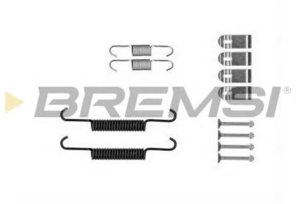 Ремкомплект барабанных колодок bremsi SK0881