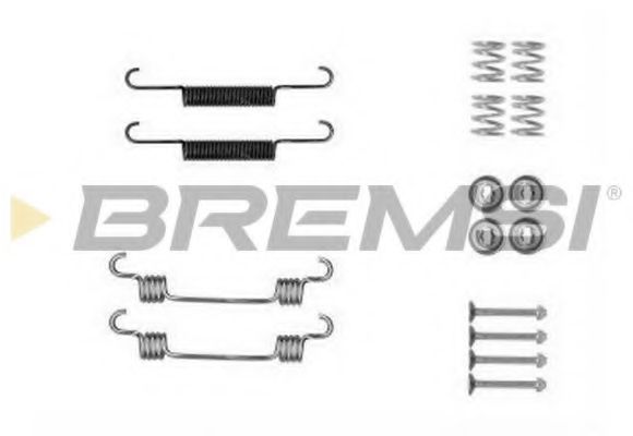 Ремкомплект барабанных колодок bremsi SK0887
