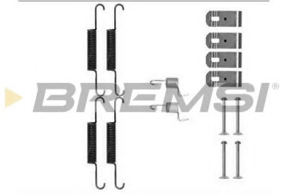 Ремкомплект барабанных колодок bremsi SK0895