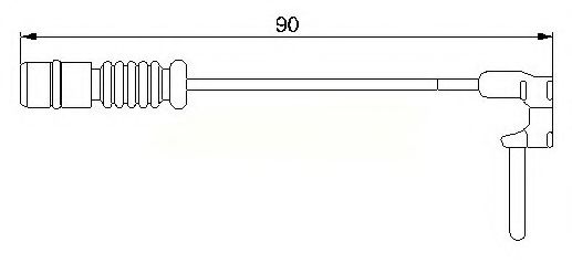 Датчик износа тормозных колодок BREMSI WI0501