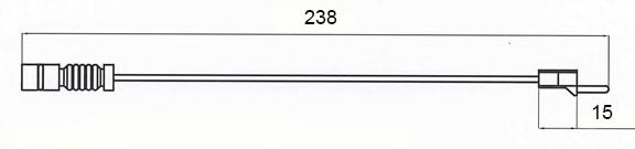 Датчик износа тормозных колодок BREMSI WI0579