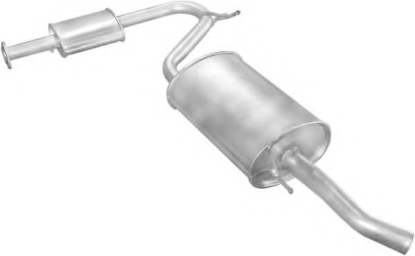 Глушитель выхлопных газов конечный POLMOSTROW 07.461