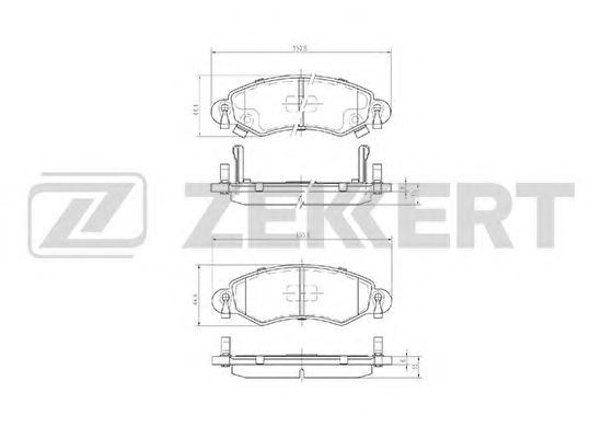 Тормозные колодки zekkert BS-1239