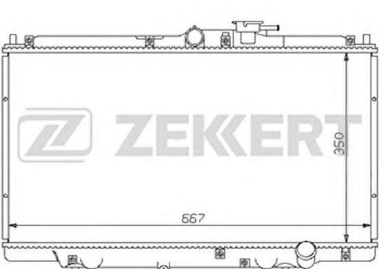 Радиатор охлаждения двигателя zekkert MK-1055