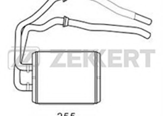 Радиатор печки zekkert MK-5047