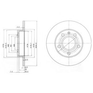 Тормозной диск Dr!ve+ DP1010.11.0226