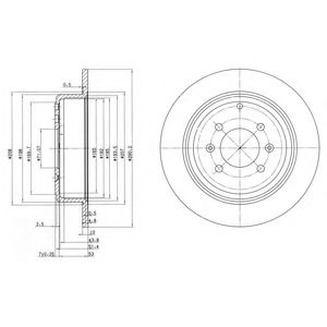 Тормозной диск Dr!ve+ DP1010.11.0118